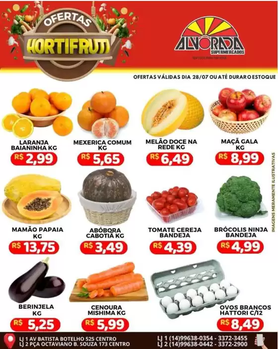 Catálogo Alvorada Supermercados | Encarte Alvorada Supermercados | 2026-07-28T00:00:00.000Z - 2026-07-28T00:00:00.000Z