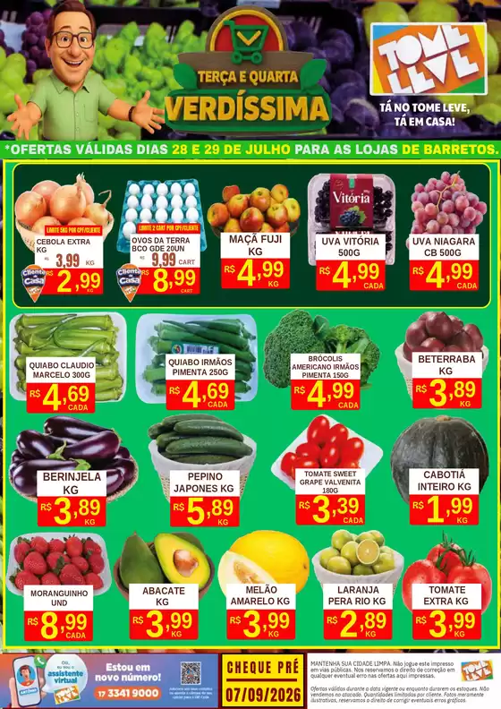 Catálogo Tome Leve | Ofertas Tome Leve | 2026-07-28T00:00:00.000Z - 2026-07-29T00:00:00.000Z