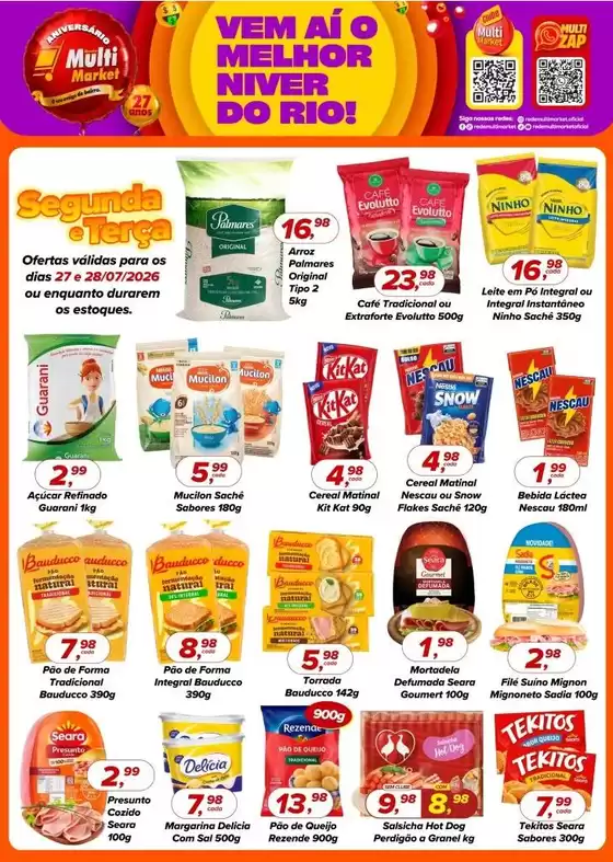 Catálogo Rede Multi Market | Encarte Rede Multi Market | 2026-07-27T00:00:00.000Z - 2026-07-28T00:00:00.000Z