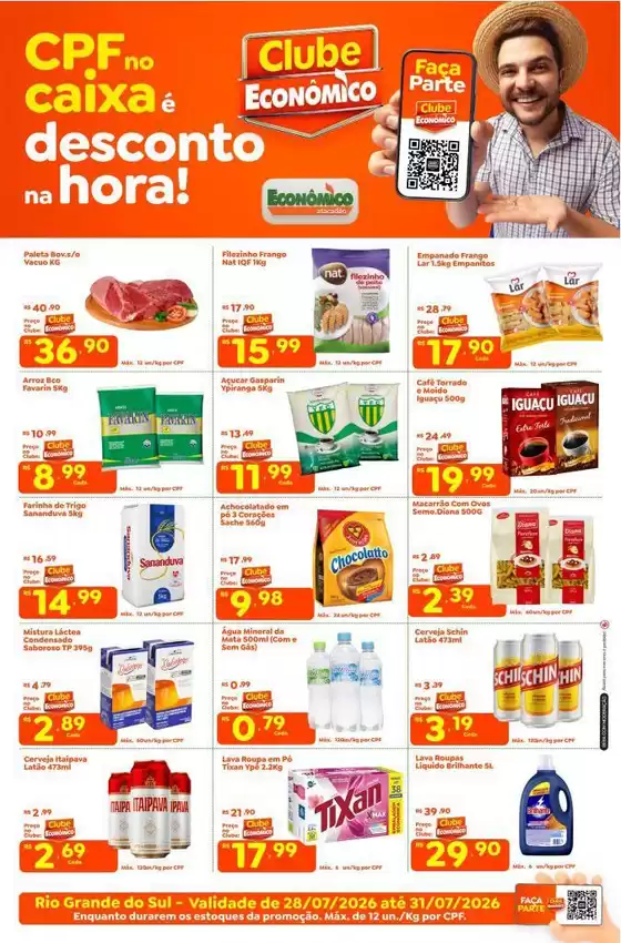 Catálogo Econômico Atacadão | Tabloide Econômico Atacadão - RS | 2026-07-28T00:00:00.000Z - 2026-07-31T00:00:00.000Z