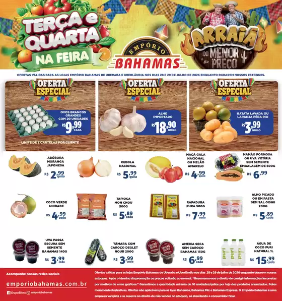 Catálogo Empório Bahamas | Terça e Quarta na Feira - Uberlândia e Uberaba | 2026-07-28T00:00:00.000Z - 2026-07-29T00:00:00.000Z