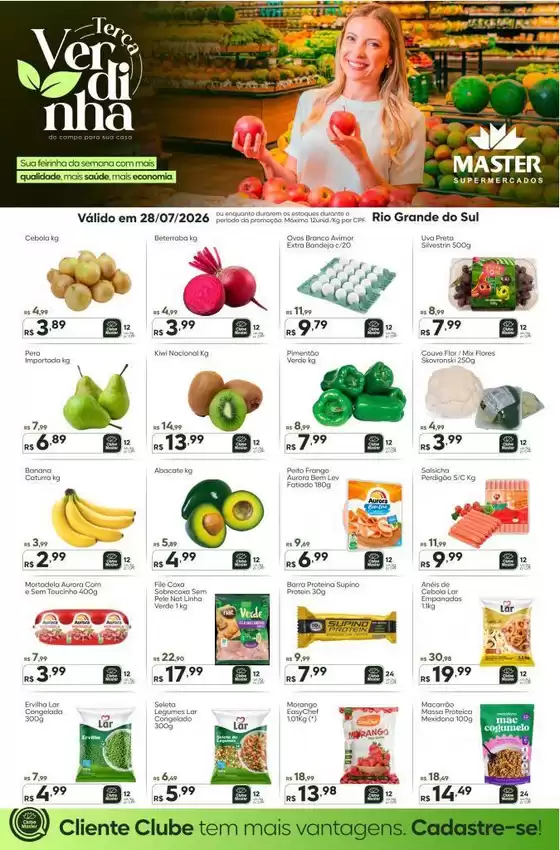 Catálogo Master Supermercados | Terca verdinha | 2026-07-28T00:00:00.000Z - 2026-07-28T00:00:00.000Z