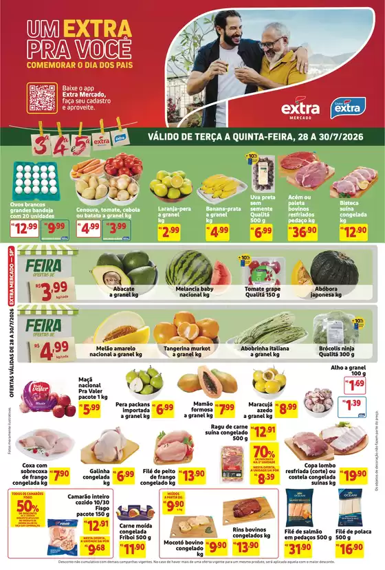 Catálogo Mercado Extra | Folheto Mercado Extra | 2026-07-28T00:00:00.000Z - 2026-07-30T00:00:00.000Z
