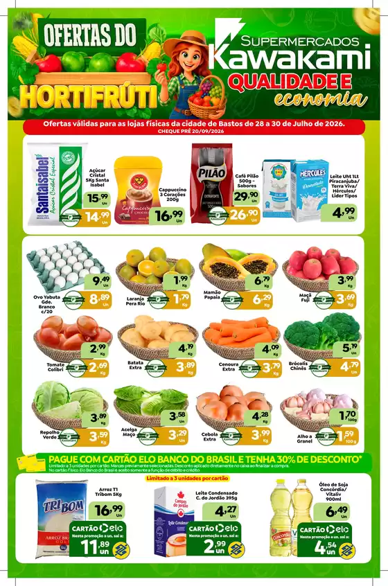 Catálogo Supermercados Kawakami | Ofertas - Bastos | 2026-07-28T00:00:00.000Z - 2026-07-30T00:00:00.000Z