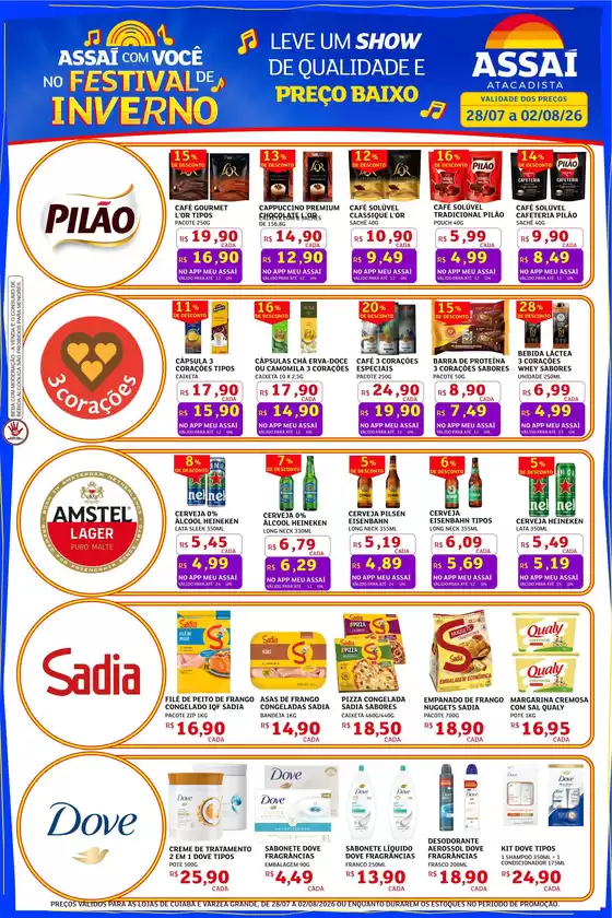 Catálogo Assaí Atacadista em Mirassol d'Oeste | Encarte Assaí Atacadista 49542-976 | 2026-07-28T00:00:00.000Z - 2026-08-03T00:00:00.000Z