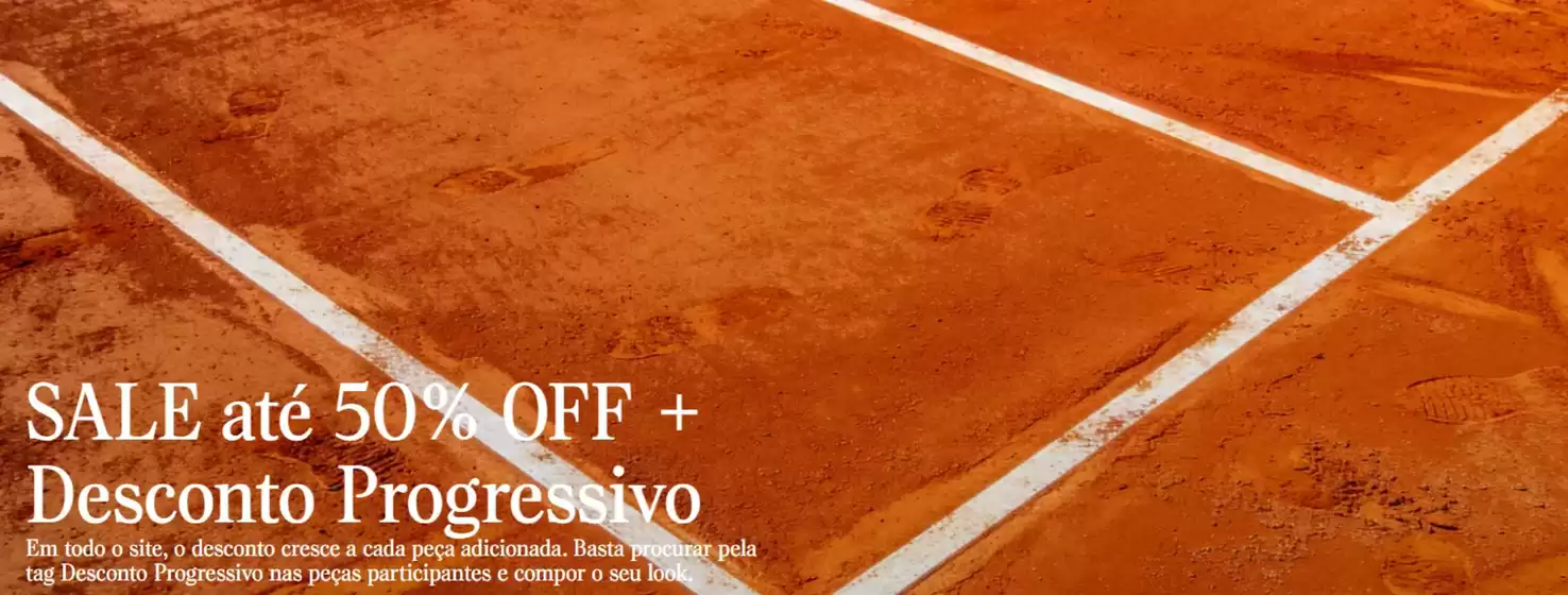 Catálogo Lacoste | Até 50% off | 2026-07-28T00:00:00.000Z - 2026-08-28T00:00:00.000Z