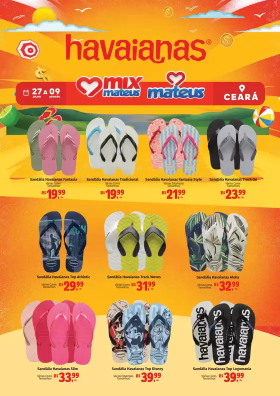 Catálogo Supermercados Mateus | Especial Havaianas | 2026-07-26T00:00:00.000Z - 2026-08-09T00:00:00.000Z