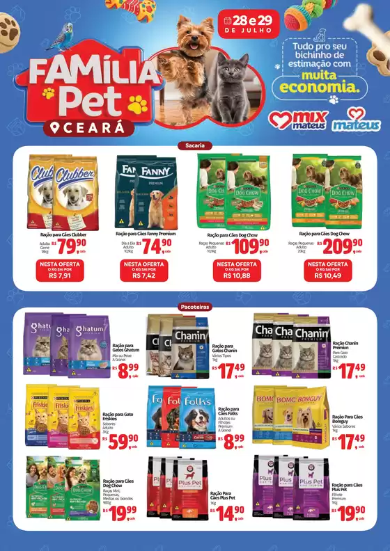 Catálogo Supermercados Mateus | Familia Pet | 2026-07-27T00:00:00.000Z - 2026-07-29T00:00:00.000Z