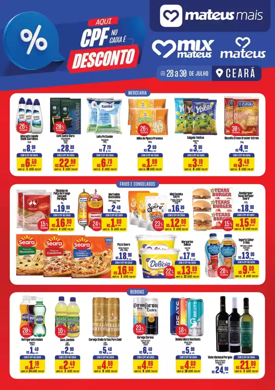 Catálogo Supermercados Mateus | App Mateus Mais | 2026-07-27T00:00:00.000Z - 2026-07-30T00:00:00.000Z