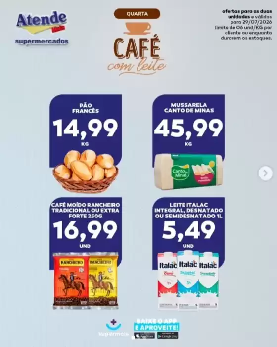 Catálogo Atende Mais | Cafe de Leite  | 2026-07-29T00:00:00.000Z - 2026-07-29T00:00:00.000Z