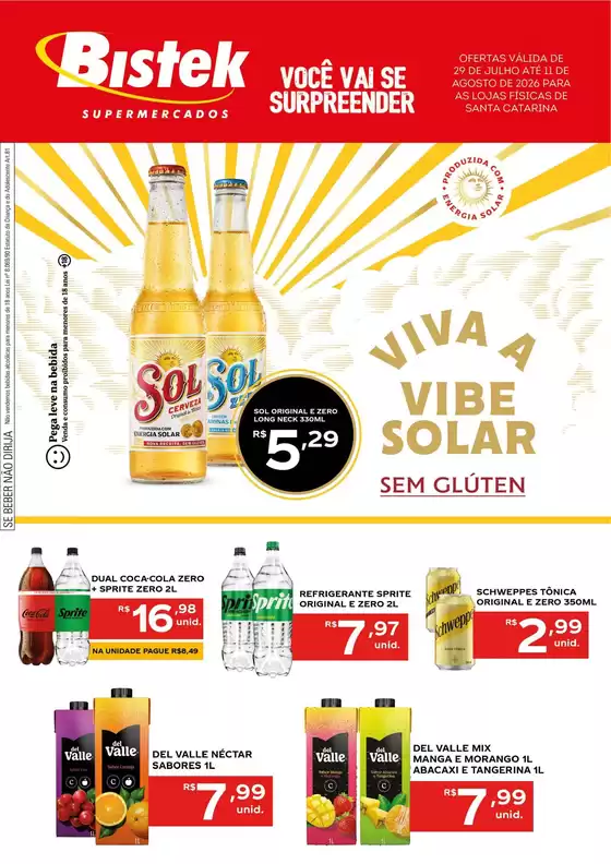 Catálogo Bistek Supermercados | Ótima oferta para caçadores de pechinchas | 2026-07-29T00:00:00.000Z - 2026-08-18T00:00:00.000Z