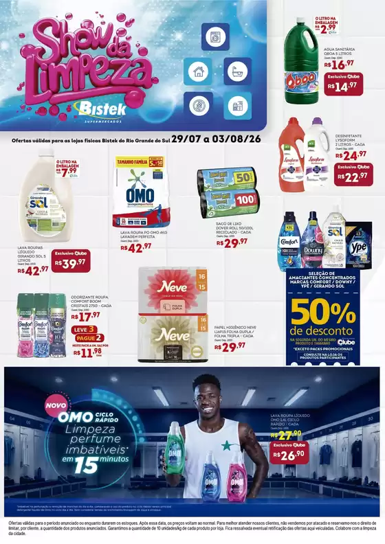 Catálogo Bistek Supermercados | Melhores ofertas para todos os caçadores de pechinchas | 2026-07-29T00:00:00.000Z - 2026-08-03T00:00:00.000Z