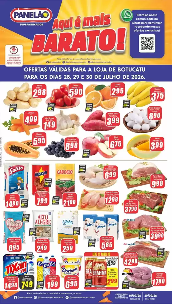 Catálogo Panelão | Descubra ofertas atraentes | 2026-07-28T00:00:00.000Z - 2026-07-30T00:00:00.000Z