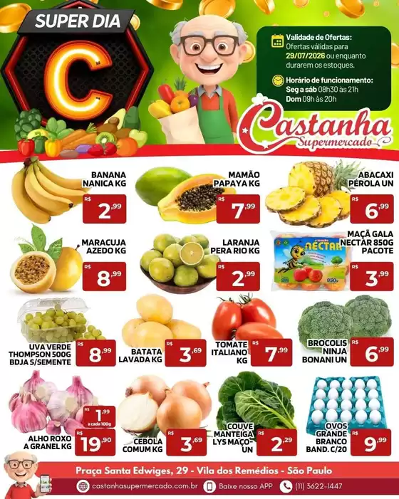 Catálogo Supermercado Castanha | Encarte Supermercado Castanha | 2026-07-29T00:00:00.000Z - 2026-07-29T00:00:00.000Z