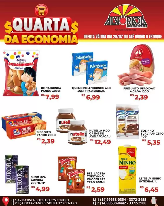 Catálogo Alvorada Supermercados | Encarte Alvorada Supermercados | 2026-07-29T00:00:00.000Z - 2026-07-29T00:00:00.000Z
