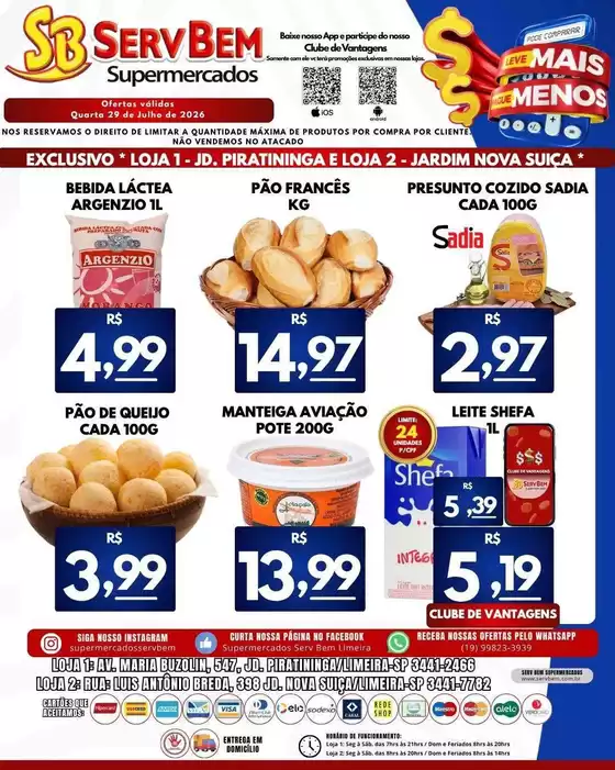 Catálogo ServBem | Encarte ServBem | 2026-07-29T00:00:00.000Z - 2026-07-29T00:00:00.000Z