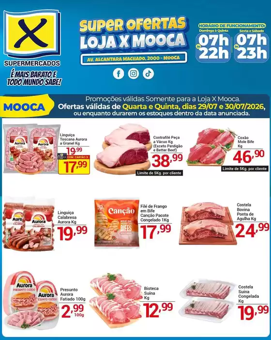 Catálogo X Supermercados | Encarte X Supermercados | 2026-07-29T00:00:00.000Z - 2026-07-30T00:00:00.000Z