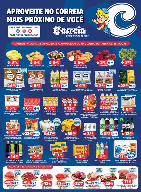 Catálogo Supermercados Correia | OFERTA | 2026-07-29T00:00:00.000Z - 2026-07-30T00:00:00.000Z
