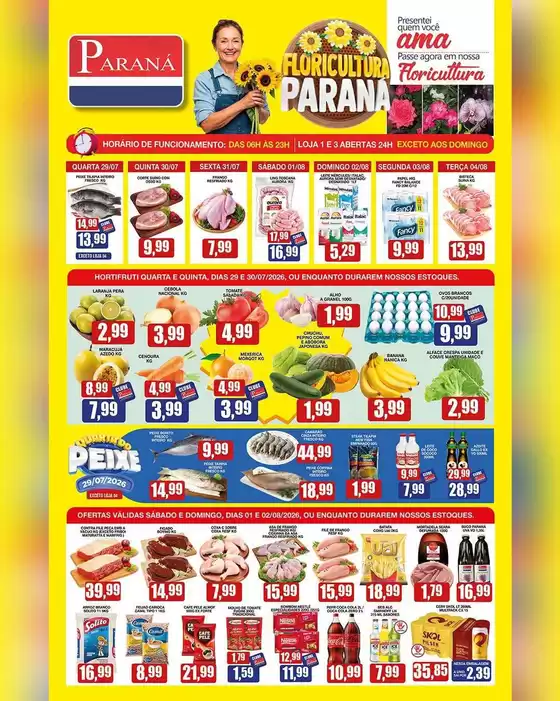 Catálogo Supermercados Paraná | Ótima oferta para todos os clientes | 2026-07-29T00:00:00.000Z - 2026-08-04T00:00:00.000Z