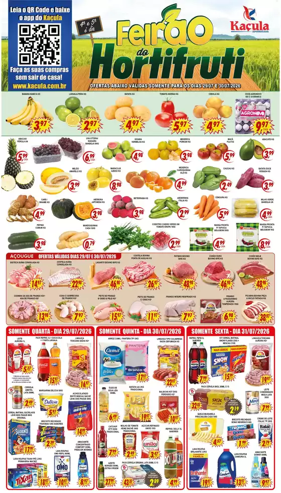 Catálogo Kaçula Supermercados | Loja5 | 2026-07-29T00:00:00.000Z - 2026-07-31T00:00:00.000Z