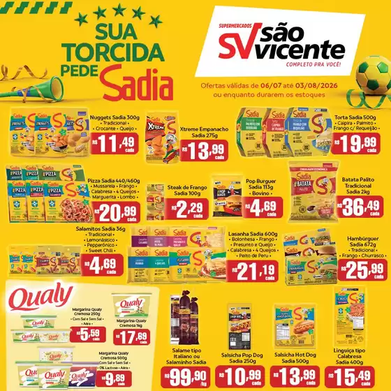 Catálogo Supermercados São Vicente | Ampla seleção de ofertas | 2026-07-06T00:00:00.000Z - 2026-08-03T00:00:00.000Z