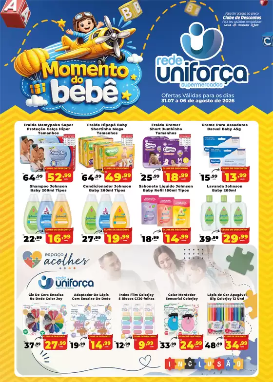 Catálogo Rede uniforça | Encarte Baby | 2026-07-31T00:00:00.000Z - 2026-08-06T00:00:00.000Z