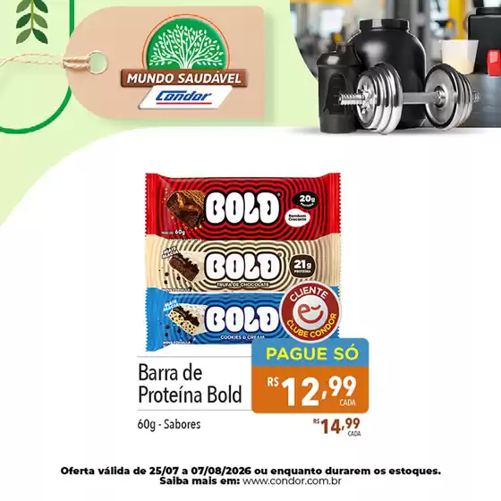 Catálogo Supermercados Condor | Promoções especiais em andamento | 2026-07-25T00:00:00.000Z - 2026-08-07T00:00:00.000Z