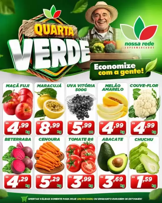 Catálogo Nossa Rede Supermercados | Quarta Verde  | 2026-07-29T00:00:00.000Z - 2026-07-29T00:00:00.000Z