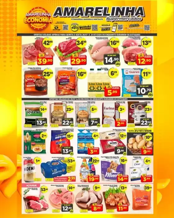 Catálogo Amarelinha Supermercados | Ofertas | 2026-07-30T00:00:00.000Z - 2026-07-31T00:00:00.000Z