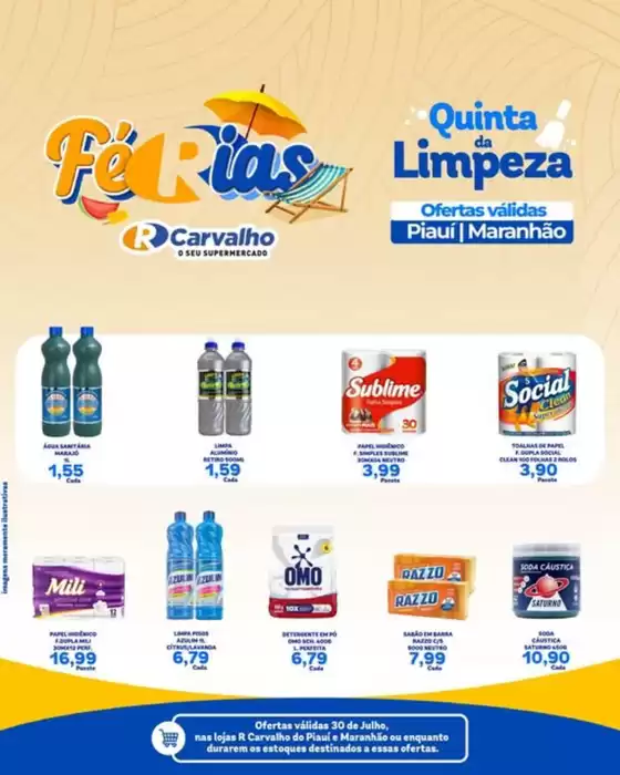 Catálogo R Carvalho Supermercado | Quinta da Limpeza  | 2026-07-30T00:00:00.000Z - 2026-07-30T00:00:00.000Z