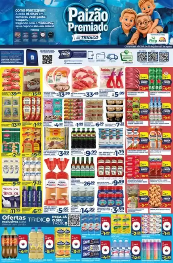 Catálogo Supermercados Tridico |  Ofertas de Quinta a Domingo no Tridico | 2026-07-30T00:00:00.000Z - 2026-08-07T00:00:00.000Z
