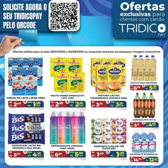 Catálogo Supermercados Tridico | Ofertas TridicoPay! | 2026-07-30T00:00:00.000Z - 2026-08-02T00:00:00.000Z