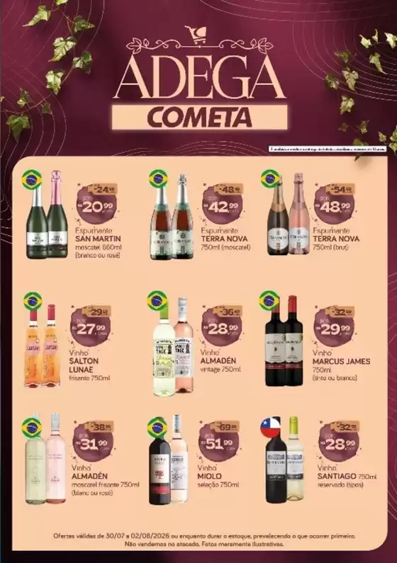 Catálogo Cometa Supermercados | ADEGA COMETA | 2026-07-30T00:00:00.000Z - 2026-08-02T00:00:00.000Z