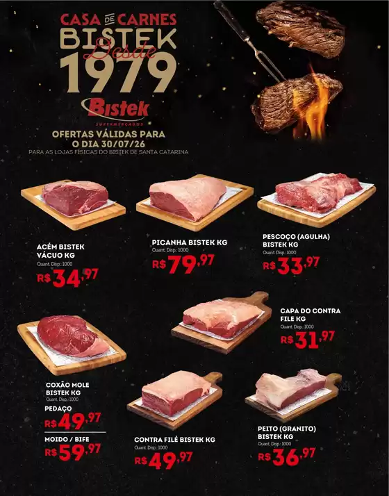Catálogo Bistek Supermercados | Economize agora com nossas ofertas | 2026-07-30T00:00:00.000Z - 2026-07-30T00:00:00.000Z