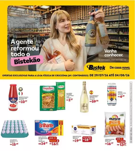 Catálogo Bistek Supermercados | Pechinchas e ofertas atuais | 2026-07-28T00:00:00.000Z - 2026-08-04T00:00:00.000Z
