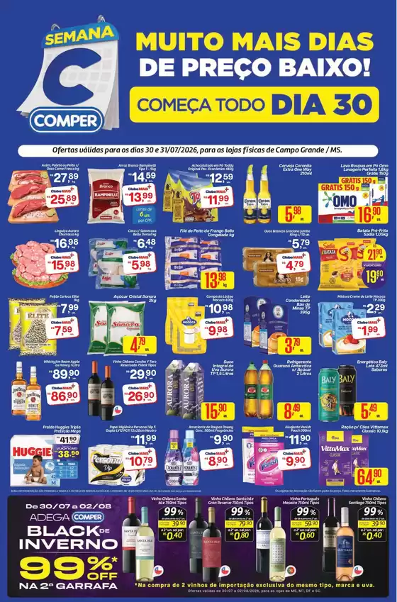 Catálogo Comper | Ofertas Imbatíveis Semana C | 2026-07-30T00:00:00.000Z - 2026-07-31T00:00:00.000Z