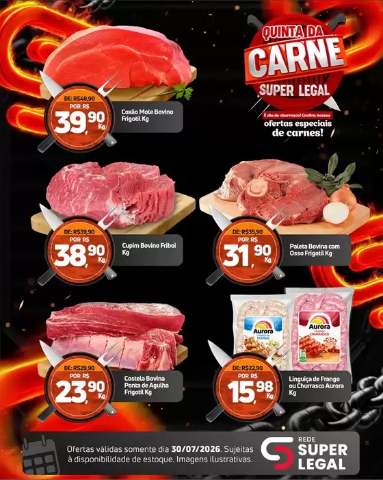 Catálogo Rede Super Legal de Supermercados | Quinta Da Carne | 2026-07-30T00:00:00.000Z - 2026-07-30T00:00:00.000Z