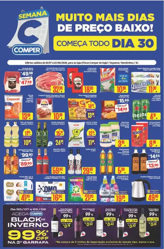 Catálogo Comper | Ofertas exclusivas para nossos clientes | 2026-07-30T00:00:00.000Z - 2026-08-02T00:00:00.000Z