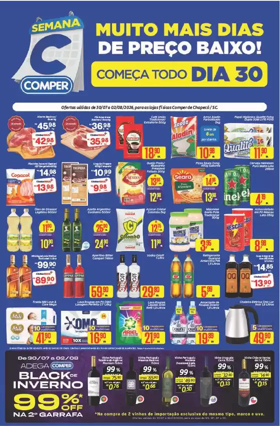 Catálogo Comper | Ofertas especiais para você | 2026-07-30T00:00:00.000Z - 2026-08-02T00:00:00.000Z