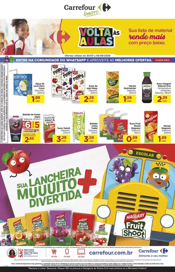 Catálogo Carrefour Bairro | Melhores ofertas para todos os caçadores de pechinchas | 2026-07-30T00:00:00.000Z - 2026-08-05T00:00:00.000Z