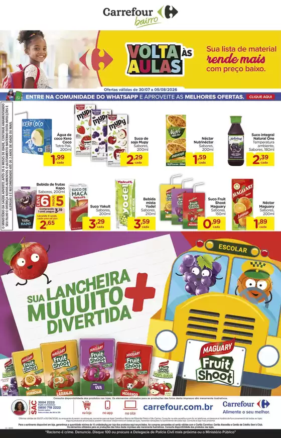 Catálogo Carrefour Bairro | Novas ofertas para descobrir | 2026-07-30T00:00:00.000Z - 2026-08-05T00:00:00.000Z