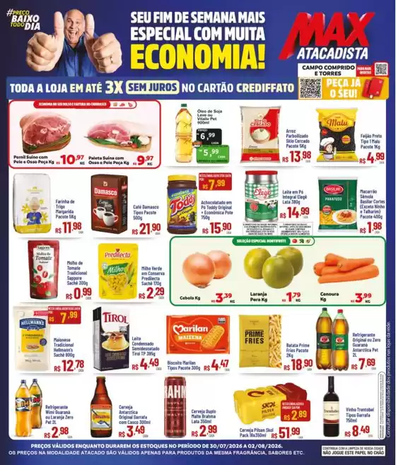 Catálogo Max Atacadista em São José dos Pinhais | Melhores ofertas e descontos | 2026-07-30T00:00:00.000Z - 2026-08-02T00:00:00.000Z