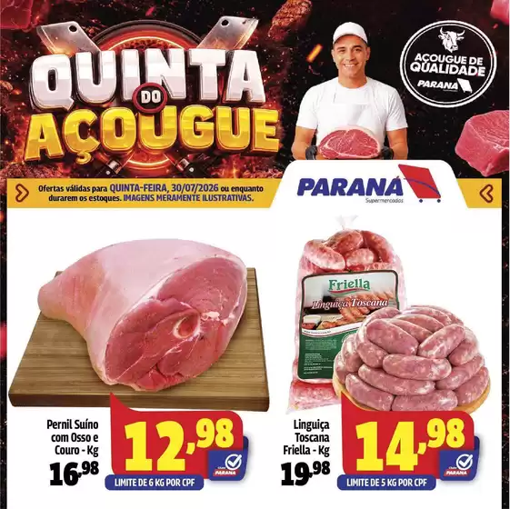 Catálogo Paraná Supermercados | Promoções especiais em andamento | 2026-07-30T00:00:00.000Z - 2026-07-30T00:00:00.000Z