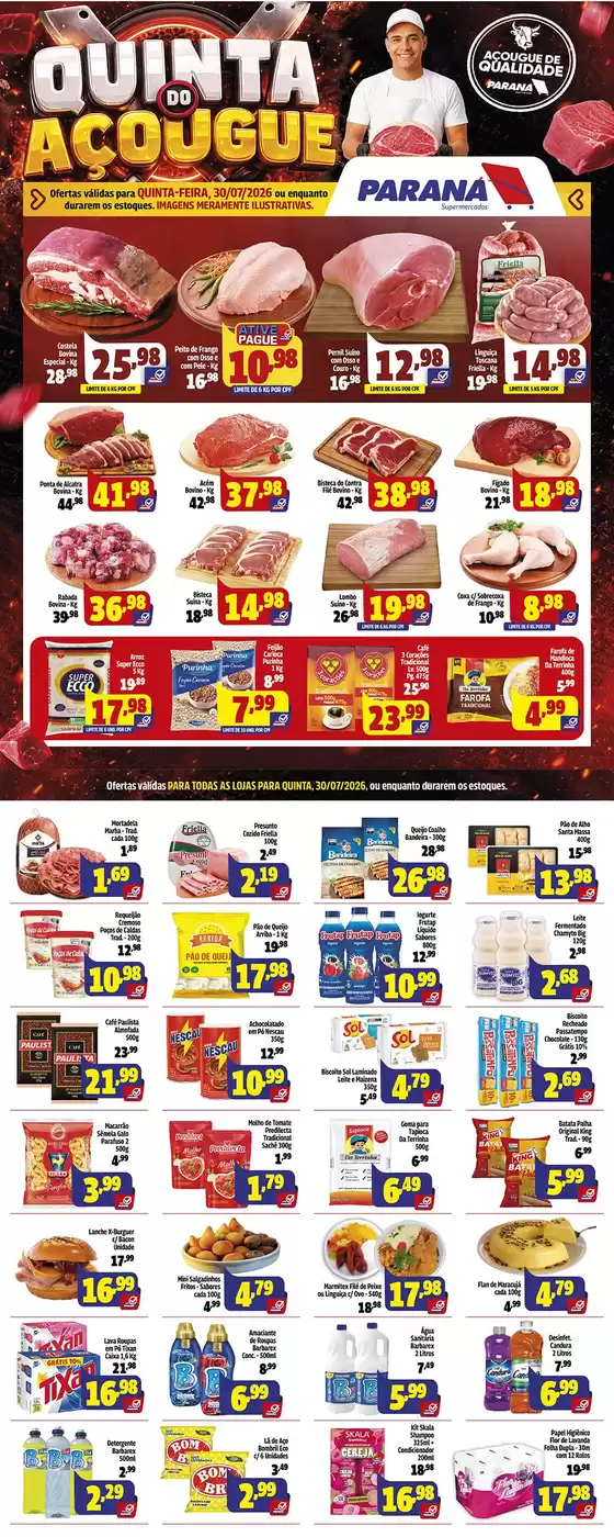 Catálogo Paraná Supermercados | Nossas melhores pechinchas | 2026-07-30T00:00:00.000Z - 2026-07-30T00:00:00.000Z