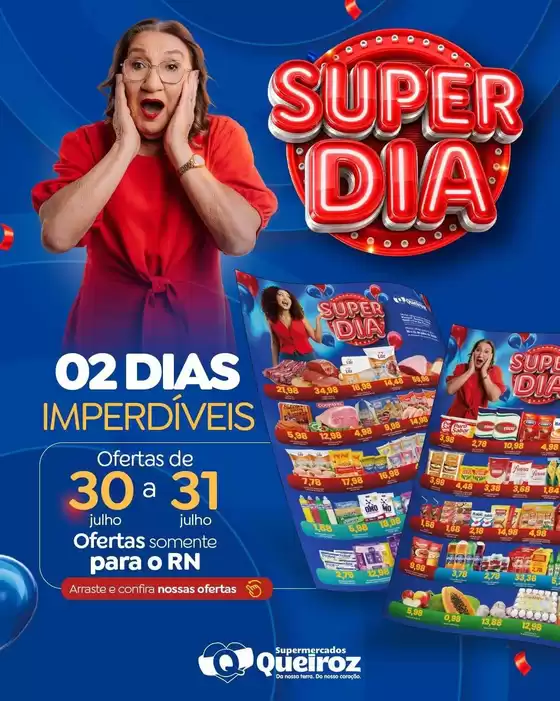 Catálogo Supermercados Queiroz | Encarte Supermercados Queiroz | 2026-07-30T00:00:00.000Z - 2026-07-31T00:00:00.000Z