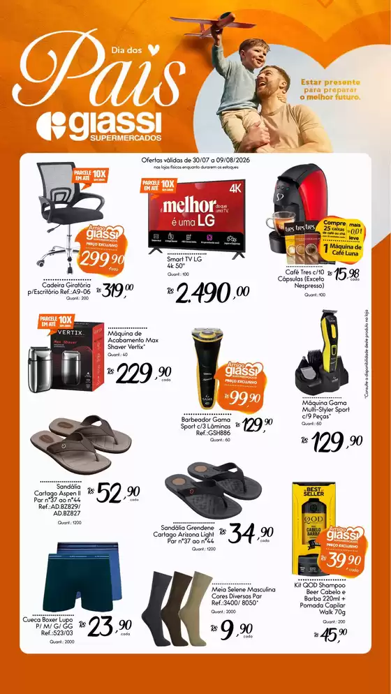 Catálogo Giassi Supermercados | Ofertas exclusivas | 2026-07-30T00:00:00.000Z - 2026-08-09T00:00:00.000Z