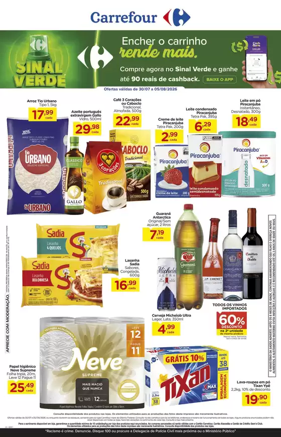 Catálogo Carrefour | Melhores ofertas para todos os clientes | 2026-07-30T00:00:00.000Z - 2026-08-05T00:00:00.000Z