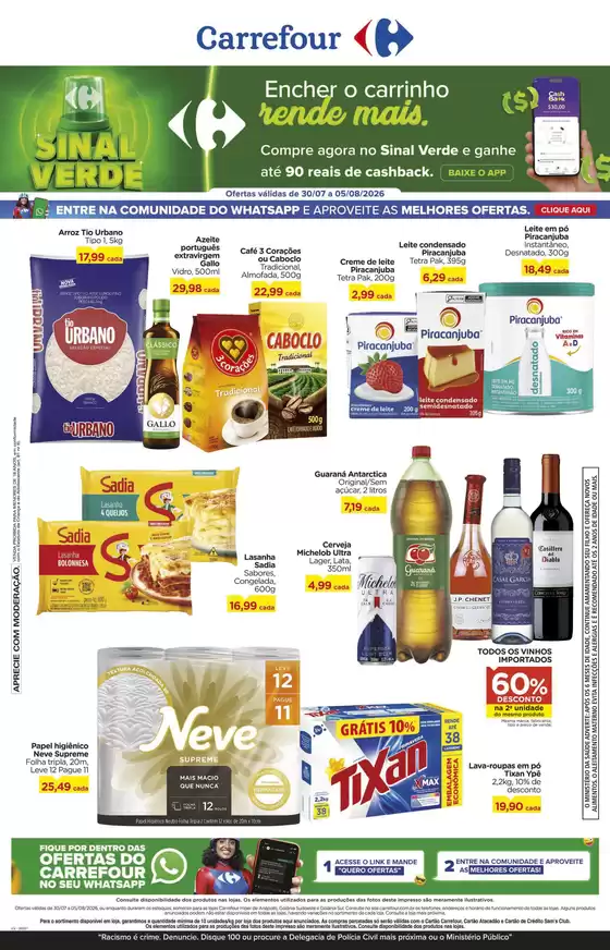 Catálogo Carrefour | Melhores ofertas para compradores econômicos | 2026-07-30T00:00:00.000Z - 2026-08-05T00:00:00.000Z
