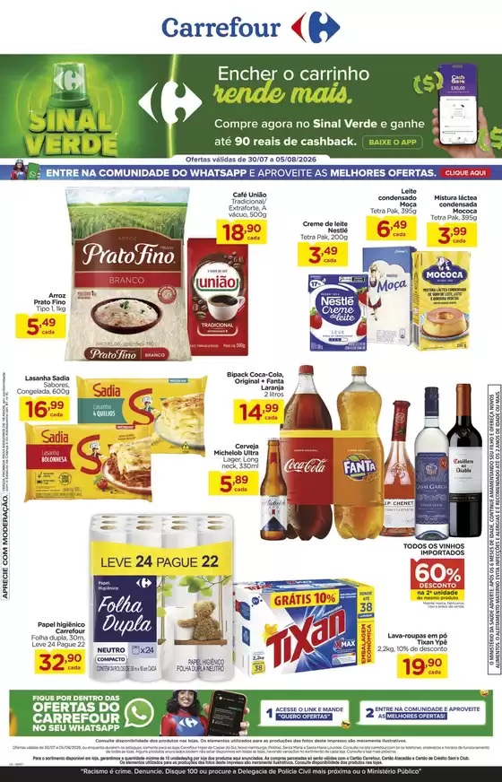 Catálogo Carrefour | Ampla seleção de ofertas | 2026-07-30T00:00:00.000Z - 2026-08-05T00:00:00.000Z
