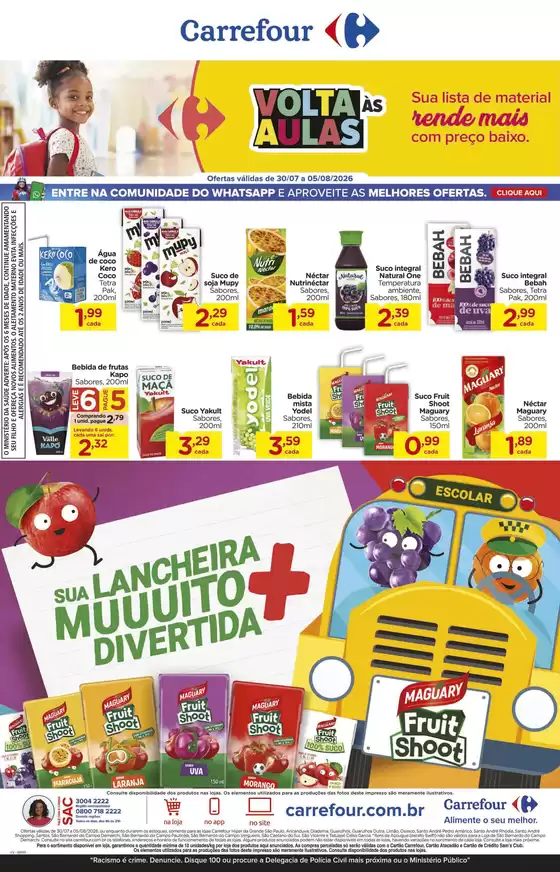 Catálogo Carrefour em São Paulo | Ofertas exclusivas para nossos clientes | 2026-07-30T00:00:00.000Z - 2026-08-05T00:00:00.000Z